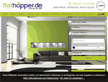 Tablet Screenshot of flathopper.de